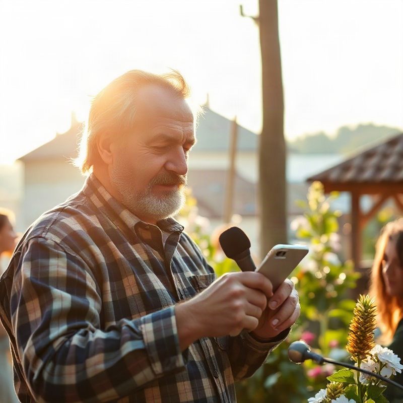 Pracovníčka odpovedá zákazníkovi pri pulte s rastlinami